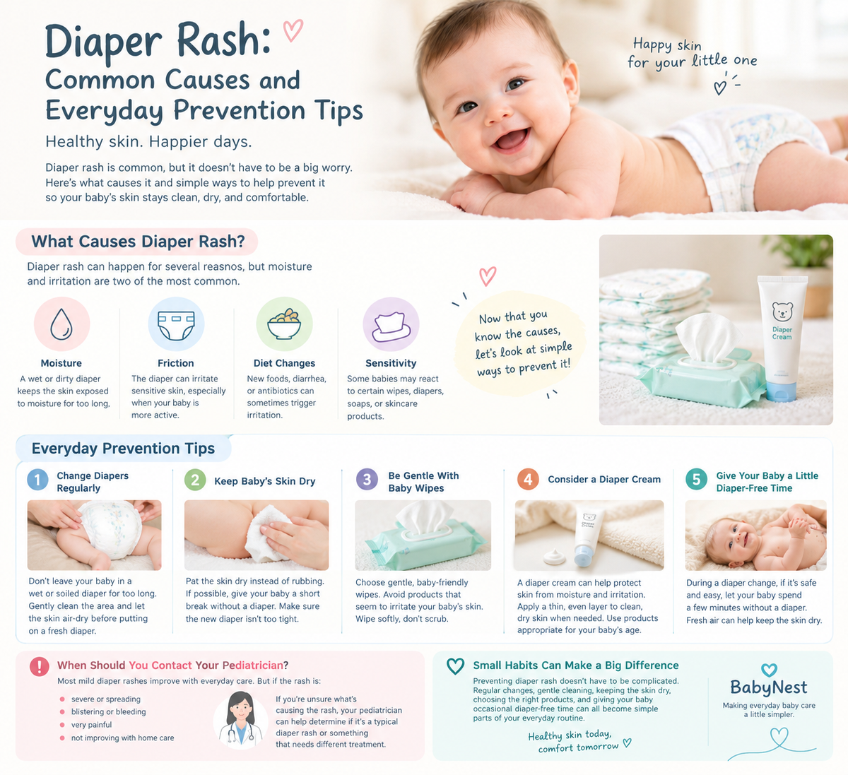 Diaper Rash: Common Causes and Everyday Prevention Tips