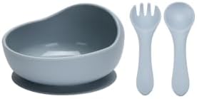 Silicone Baby Feeding Set, Baby Bowls, Baby Spoons and Baby Forks Can Fit in - Image 8