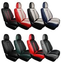 FREESOO Front Seats 2PCS Leather Car Seat Covers, Ultra Breathable Waterproof - Image 7