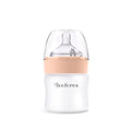 Yooforea Silicone Coated Glass Baby Bottle, 0M+ Slow Flow Nipple I Anti-Colic by Yooforea