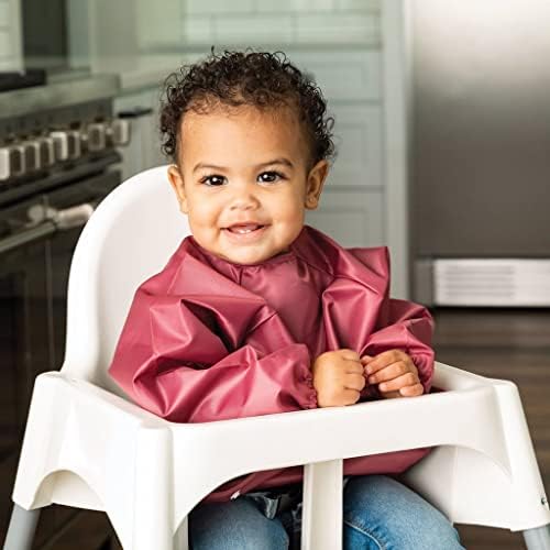 Tiny Twinkle Long Sleeve Bib for Babies & Toddlers – 2 Pack Waterproof Smock - Image 5