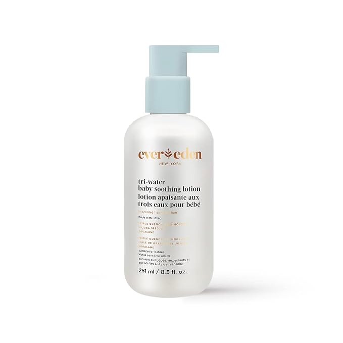 Evereden Tri Water Baby Lotion, 8.5 fl oz. | Clean and Clean Baby Care | by Evereden