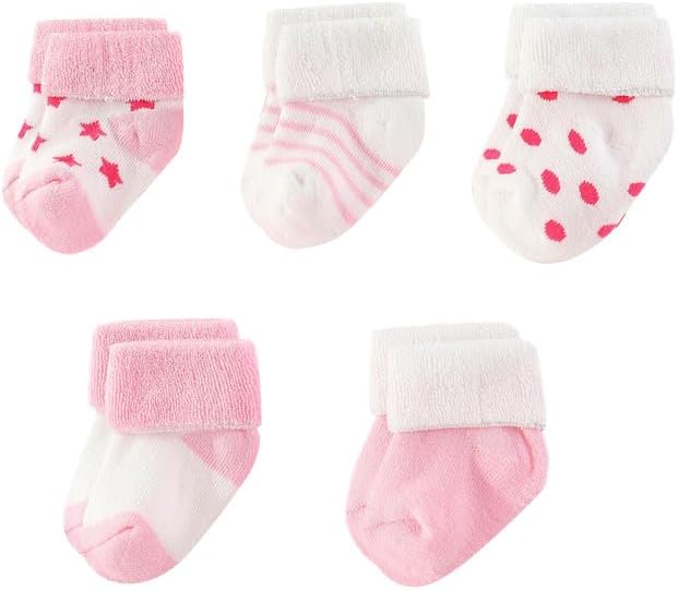 Newborn Layette Gift Set 27-Piece Baby Girl Clothes Bodysuits, Pants Essentials - Image 6