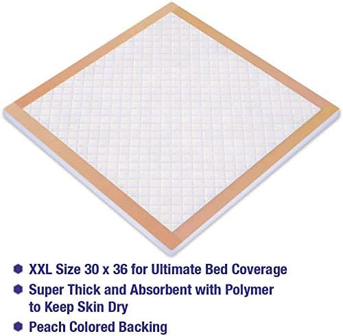 Inspire XL 30 x 36 Ultra 100 Grams Super Absorbent Bed Pads - Image 4