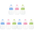 Kisangel 9pcs Mini Baby Bottles Plastic Feeder Bottles Infant Cereal Bottle by Kisangel