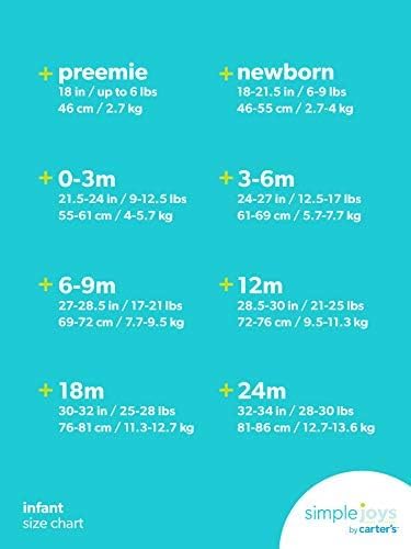 Simple Joys by Carter's Baby Girls' 6-Pack Sleeveless Bodysuit - Image 6