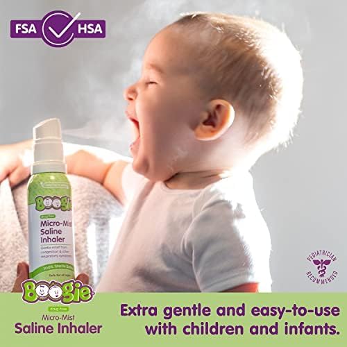 Boogie Micro-Mist Saline Inhaler Refill, Baby Nose Congestion Relief, Nasal - Image 2