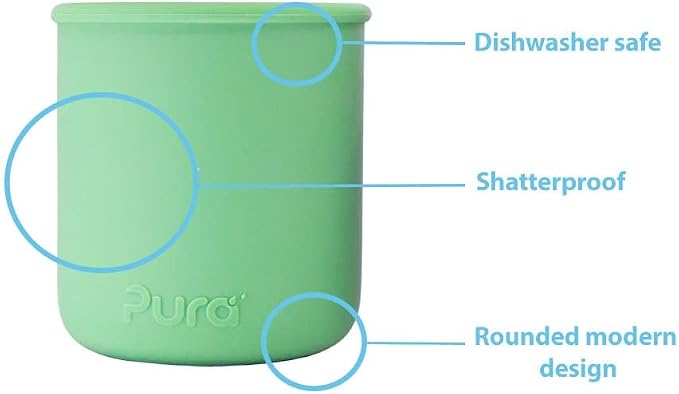 Pura my-my Silicone Straw Cup| Spill Proof, Food Grade Silicone, Plastic-Free | - Image 5