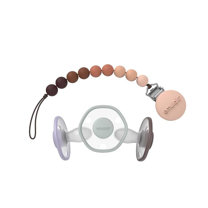 Emulait Baby Pacifier Set 0-6 Months – 3-Pack Infant Pacifiers - Image 2