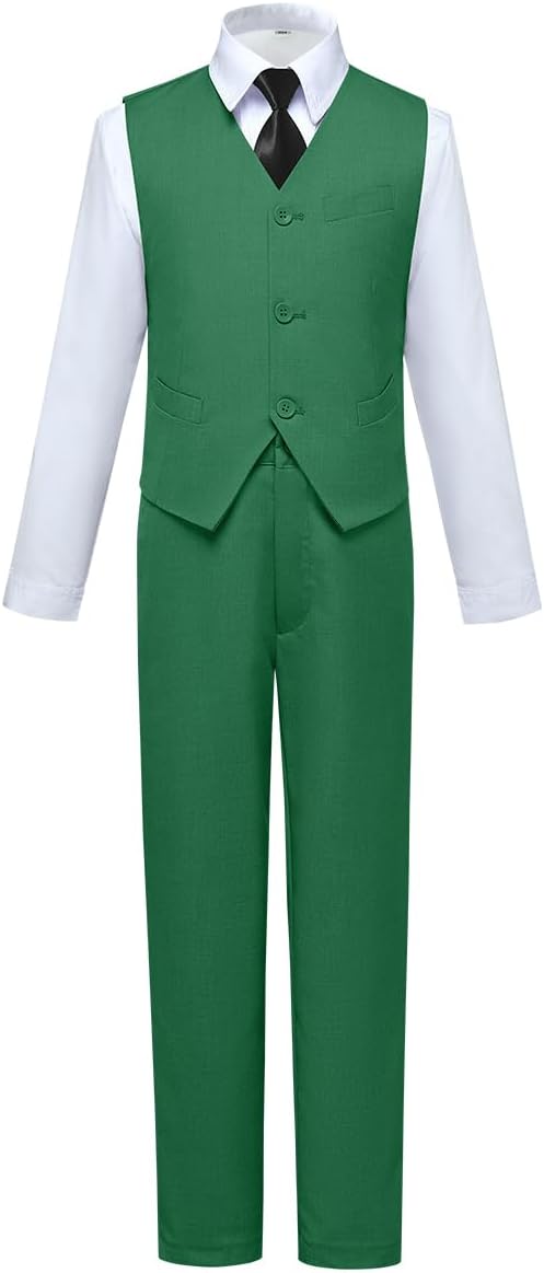 Visaccy Boys Suits Slim Fit Dress Clothes Ring Bearer Outfit by Visaccy