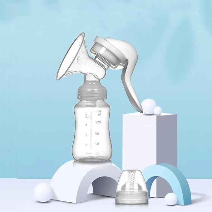 Manual Breast Pump for Breastfeeding, Small Portable Manual Breast Milk Catcher - Image 9