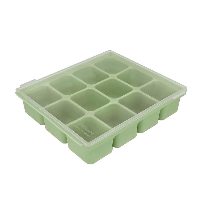 Silicone Freezer Tray, Baby Food Storage Cubes by Petinube