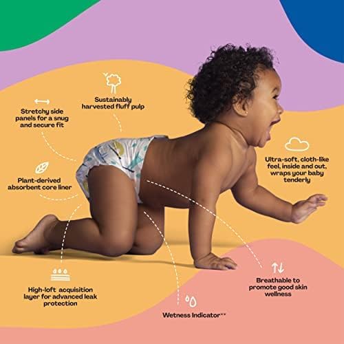 Hello Bello Premium Baby Diapers Size 4, Extra-Absorbent, Hypoallergenic Baby - Image 2