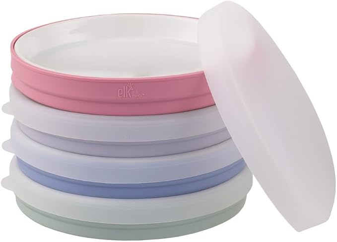 Elk and Friends Kids 7.8” Porcelain White Plates - Image 9