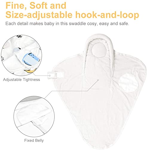 Premium Soft Cotton Baby Swaddle Blankets, Unisex Baby Blanket Wrap - Image 5