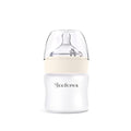 Yooforea Silicone Coated Glass Baby Bottle, 0M+ Slow Flow Nipple I Anti-Colic by Yooforea