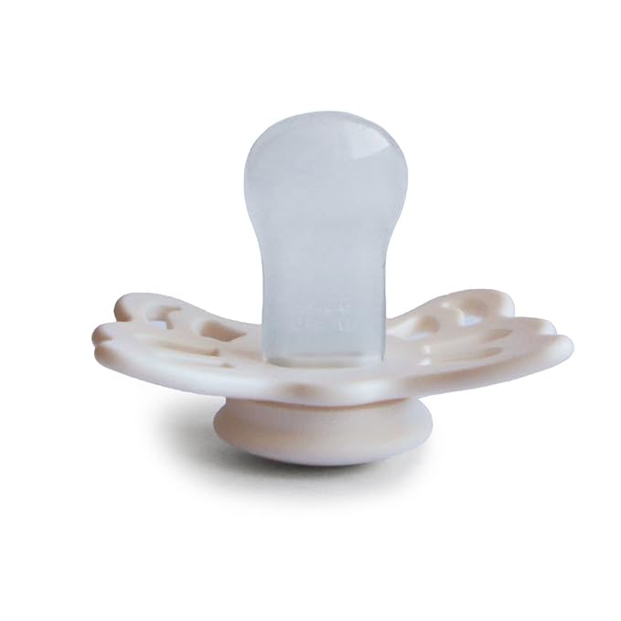 FRIGG Butterfly Anatomical SilkySoft Silicone Baby Pacifier | Made in Denmark | - Image 3
