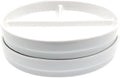 Elk and Friends Kids 7.8” Porcelain White Plates | Divided Plates | Suitable by ElkandFriends