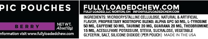 Fully Loaded Alpha Fuel Nootropic Pouches - Image 2