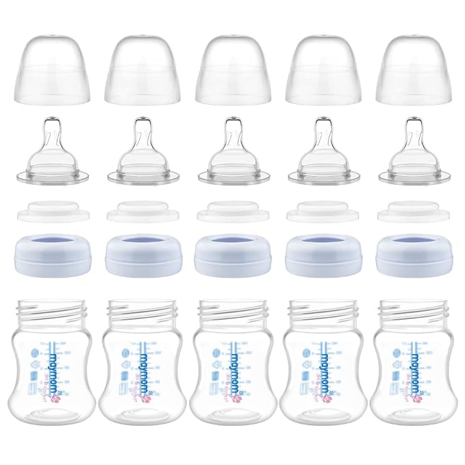Maymom Wide-Mouth Milk Storage Feeding Collection Bottle by Maymom