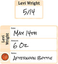 Name Bubbles - Reusable Baby Bottle Labels by NameBubbles
