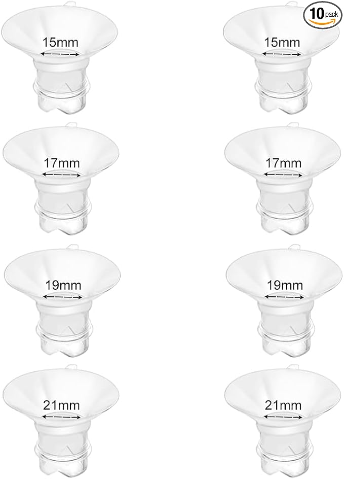 8pcs Updated Silicone Flange Insert 15/17/19/21mm Compatible by Unknown