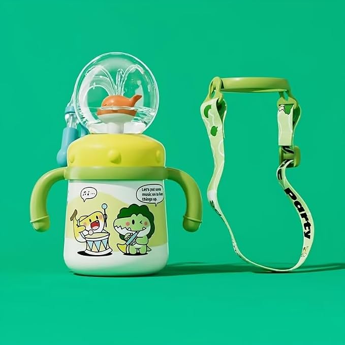 Drinking Cup With Whale Squirt, Weighted Sippy Cups With Adjustable Straps by FRAGRANTGARDEN