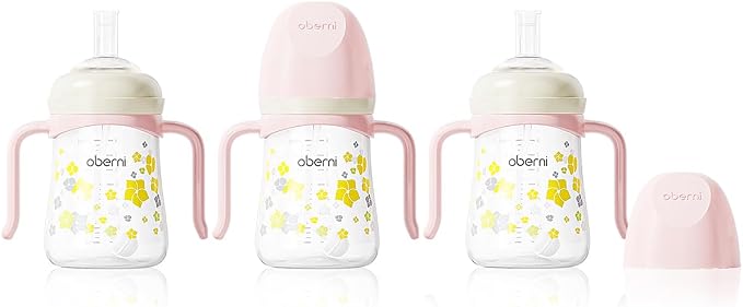 Baby Sippy Cup 240ml/8oz, Toddler Water Drinking Bottle by oberni