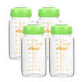 Matyz Glass Breastmilk Storage Containers, 4 Pack, 8 oz Bottle, Compatible by Matyz