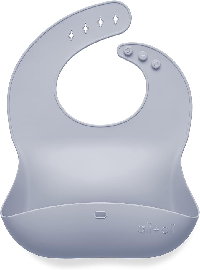 Ali+Oli Silicone Bib Waterproof Silicone Bibs by AliOli