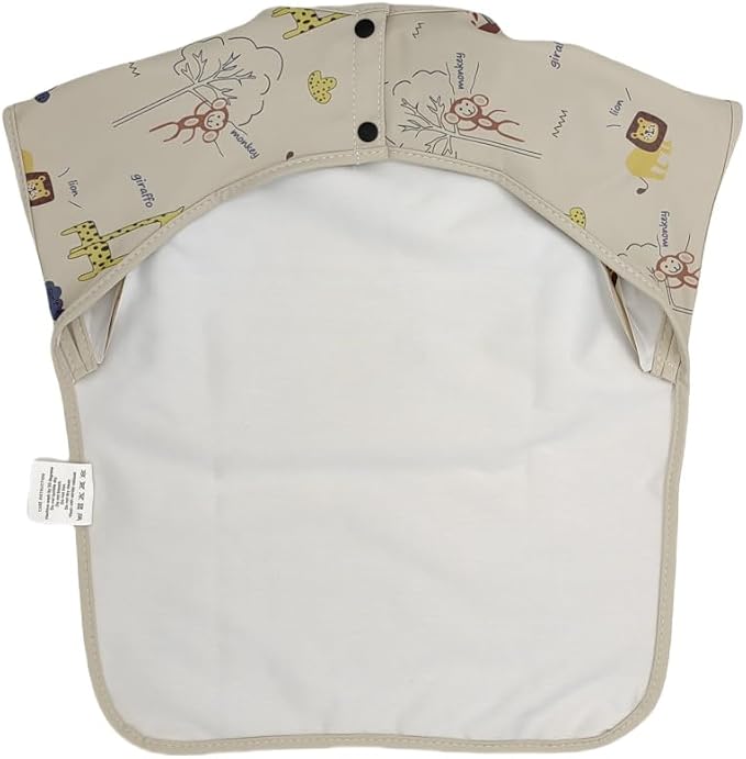GZMM Waterproof Baby Bibs, Infant Toddler Extra Cover Feeding Bib - Image 7