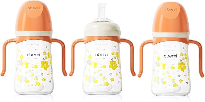 Baby Sippy Cup 240ml/8oz, Toddler Water Drinking Bottle by oberni