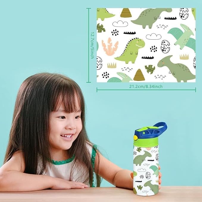 Sublimation Sippy Cup, 12oz Stainless Steel Toddler Water Bottle, Double Wall - Image 3