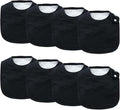 8 Pack Baby Bibs Unisex Adjustable by Unknown