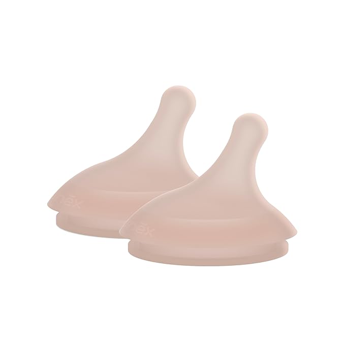 Suavinex Zero.Zero Slow Flow Asymmetrical Silicone Nipple, 2 Pack by Suavinex