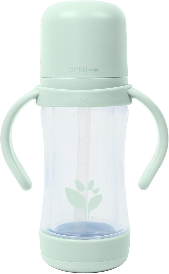 green sprouts® Glass & Sprout Ware® Sip & Straw 5oz., Plant-Plastic, - Image 3