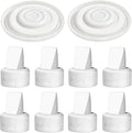 PumpMom-us Breast Pump Parts, 8 Duckbill Valves and 2 Silicone Membrane by PUMPMOM
