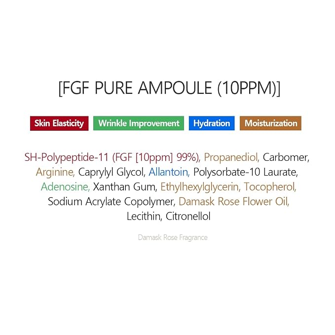 Swanicoco Pregnancy Safe Skincare FGF Pure Ampoule Serum, Firming Anti Aging - Image 8