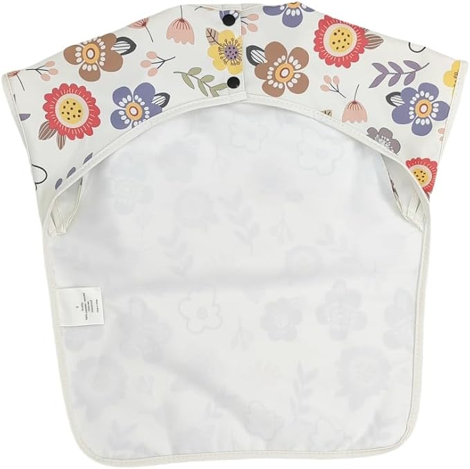 GZMM Waterproof Baby Bibs, Infant Toddler Extra Cover Feeding Bib - Image 2