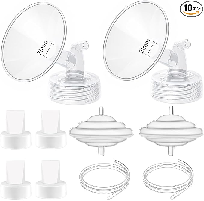21mm Flange Pump Parts Compatible Spectra S1 S2 9 Breast Pumps Replacement by IVARONAL