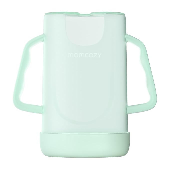 Momcozy Baby Pouch Holder No Squeeze, Baby Food & Juice Box Holder, Easy Grip by Momcozy