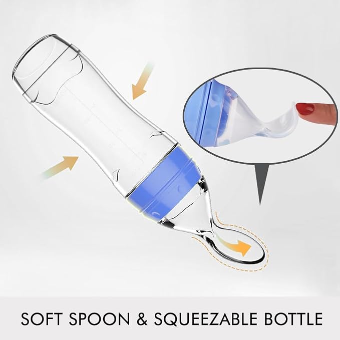 Matyz Silicone Baby Food Dispensing Spoon Squeeze Feeder - Image 2