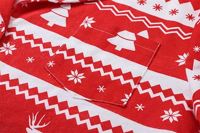 Schbbbta Family Matching Pajamas Holiday Sleepwear Long Sleeve Pjs Sets - Image 5