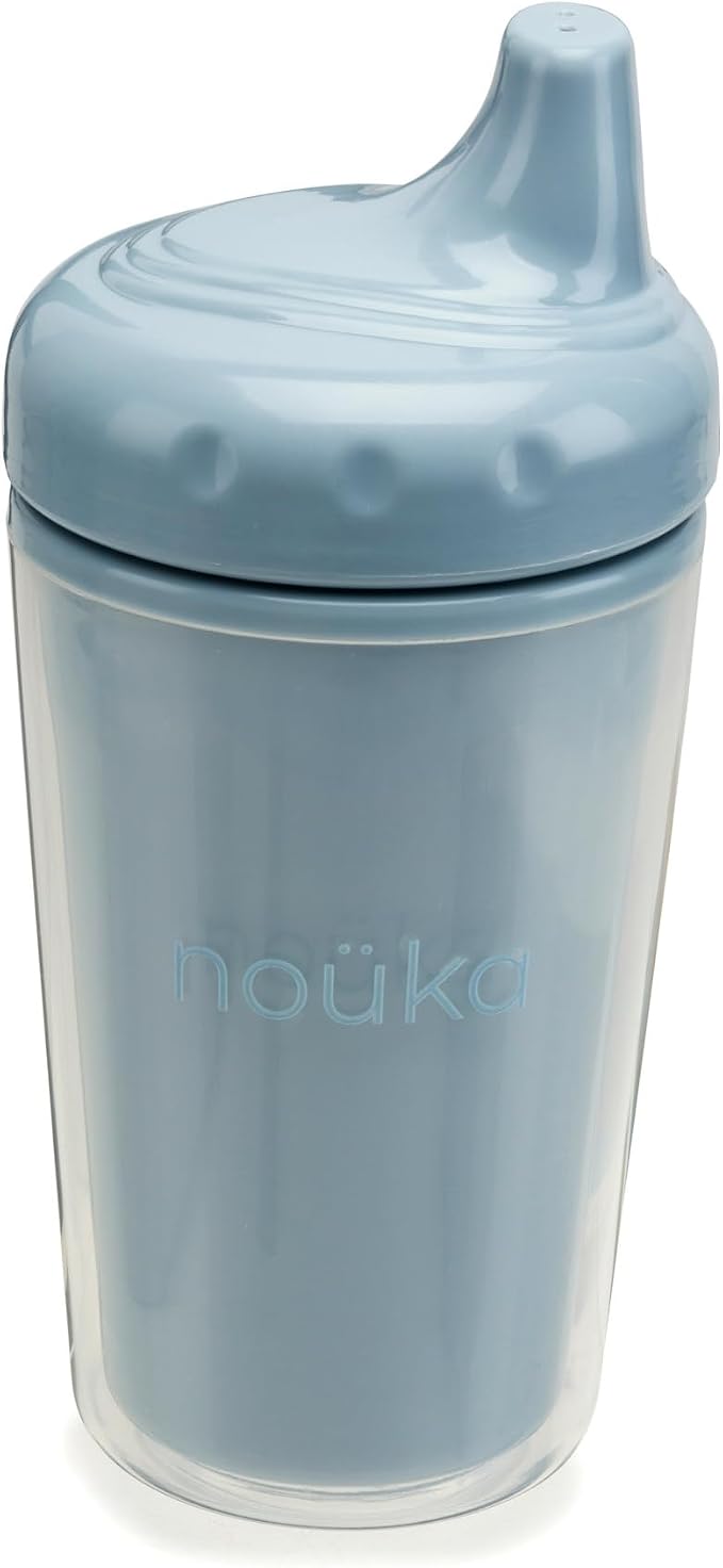 noüka Insulated and Non-Spill Sippy Cup | Leak Proof and Easy Grip | Keeps by no%C3%BCka