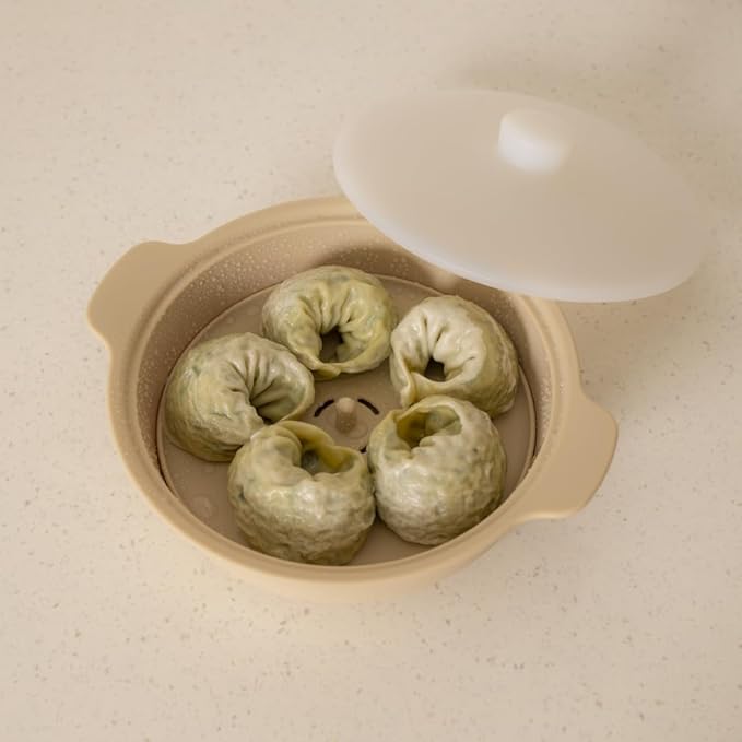 Microwave Silicone Steamer for Baby Food, Made In Korea, Oven & Dishwasher Safe - Image 6