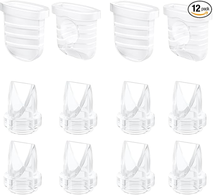 8pcs Duckbill Valves and 4pcs Silicone Diaphragms Compatible by Unknown