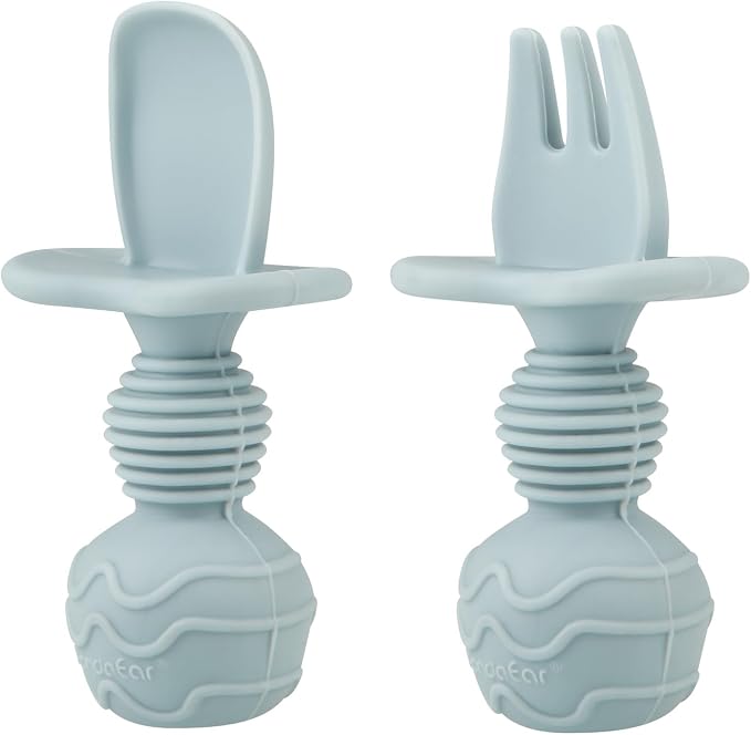 PandaEar 6 Pack Silicone Baby Spoons - Image 4