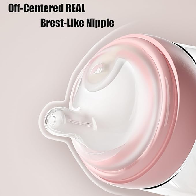 Baby Bottles with Slow Off-Centered Nipple - Image 3
