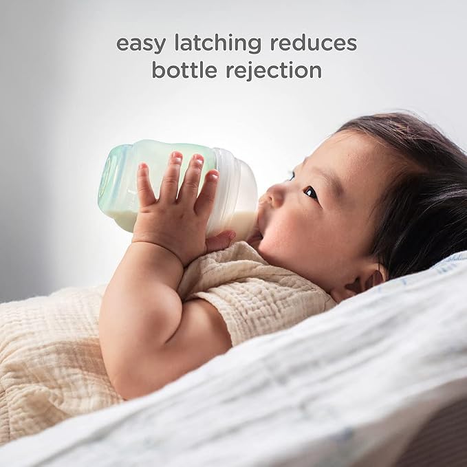 Olababy Gentle Silicone Baby Bottle, Anti-Colic, BPA Free - Image 3