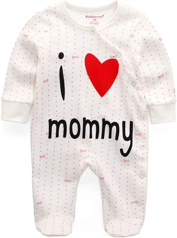 Kiddiezoom Baby and Toddler Boys'Snug Fit Footed One-Piece Romper Jumpsuit - Image 2